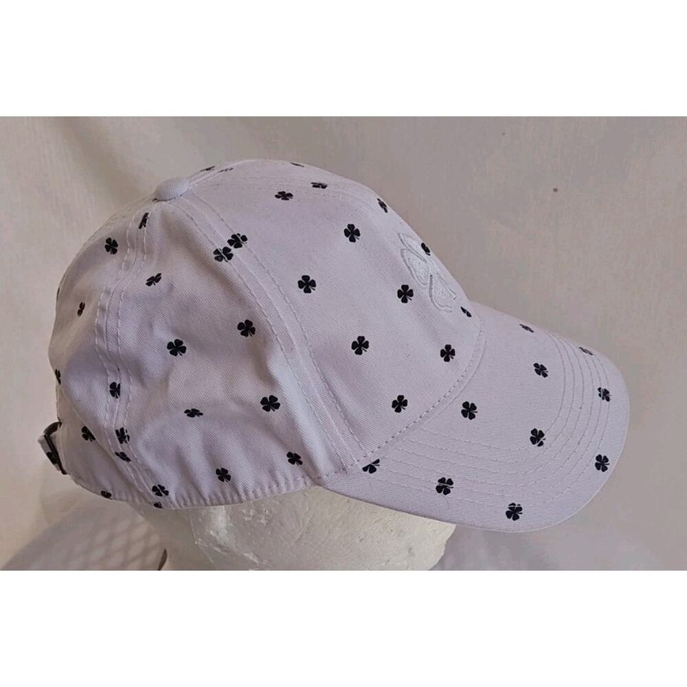 Black Clover White black Cover Hat Womens One Size Adjustable Embroidered Logo - Picture 4 of 7